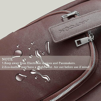 CCW Sling bag for Women & Men-Magnetic closure Cusual EDC bag with fast access-Concealed carry crossbody bag for Women & Men-Include universal fast draw Holster (Dark Brown)