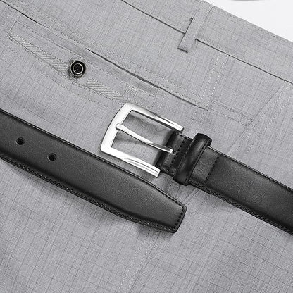 MILORDE Men's Genuine Leather Dress Belt, Handmade, 100% Cow Leather, Fashion & Classic Designs for Work Business and Casual